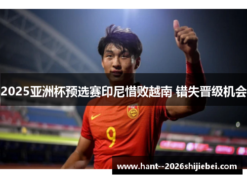 2025亚洲杯预选赛印尼惜败越南 错失晋级机会 2025亚洲杯预选赛印尼惜败越南 错失晋级机会